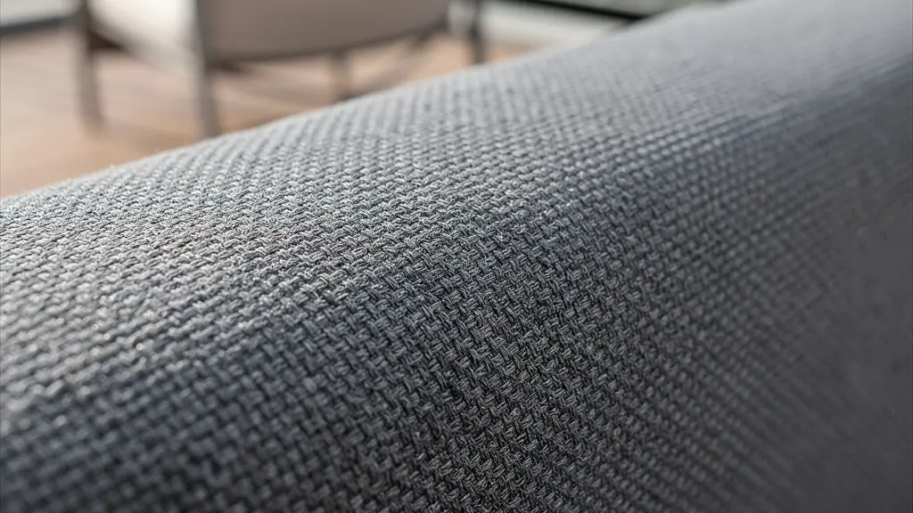 Detalle de textura de lona acrílica con trama visible